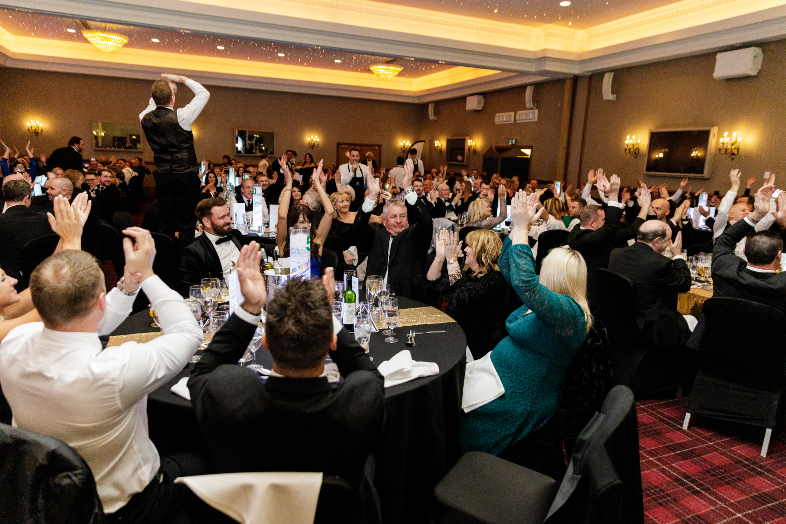 corporate singing waiters