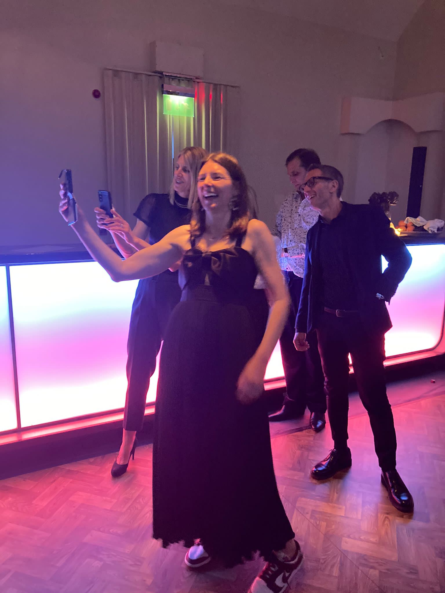 Jools Oliver enjoying Silver Service Singers