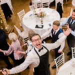 Silver Service Singing Waiter Leads the Conga Line