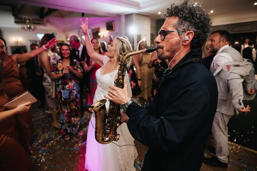 Carlo Saxophonist performing