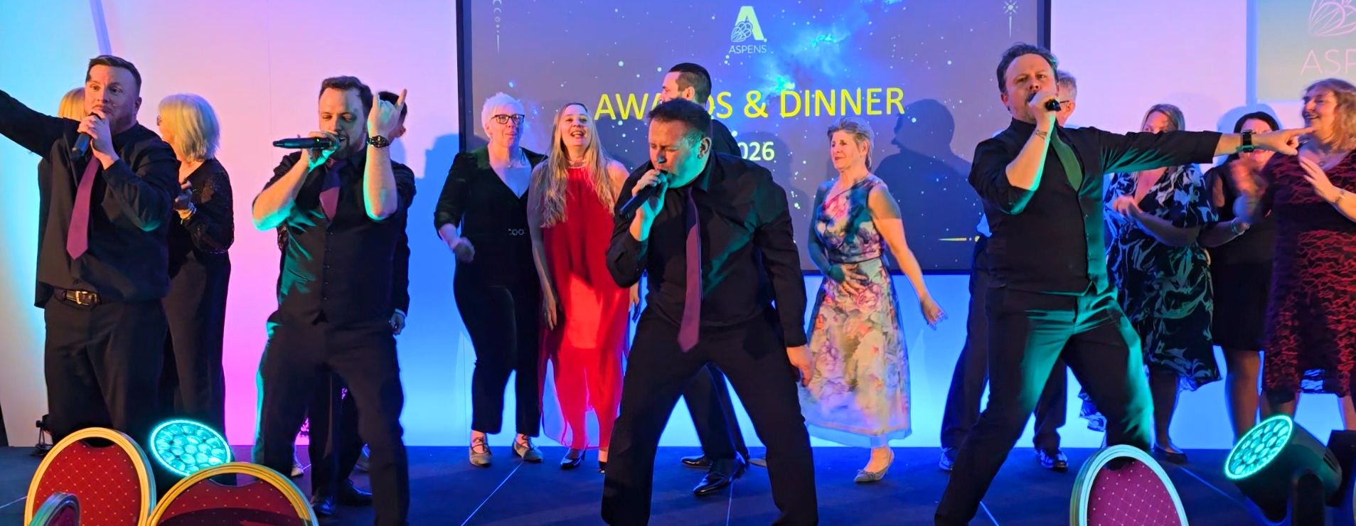 Silver Service Singers perform for Aspens Services Dinner and Awards Gala